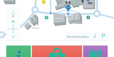 Kort af Blanchardstown verslunarmiðstöðinni