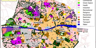 Dublin kort svæði