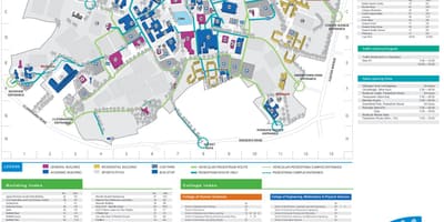 UCD Dublin kort